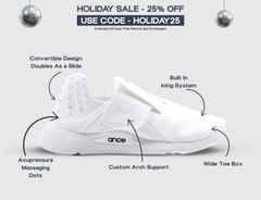 Santorini White - Recovery Sneakers