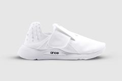 Ance Santorini white recovery shoes with acupressure dots and arch support